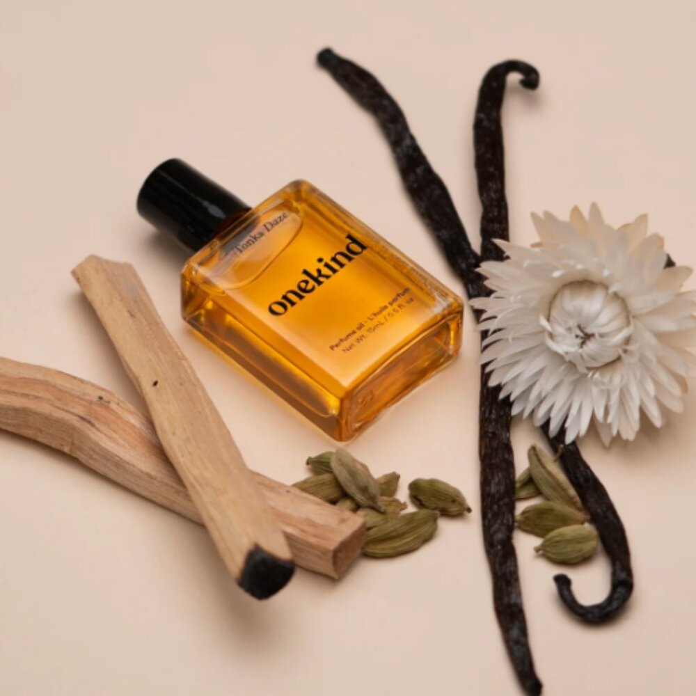NIB Onekind Tonka Daze Perfume Oil Full Size 15mL Retail Price $65.00